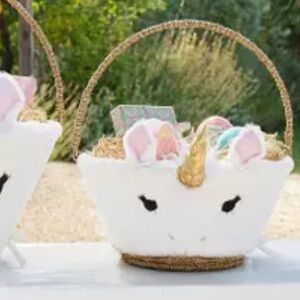 Pottery Barn Kids Unicorn Basket liner